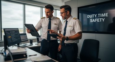 flight crew duty time