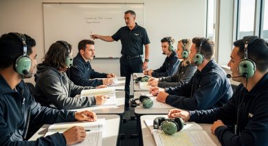 pilot training classroom