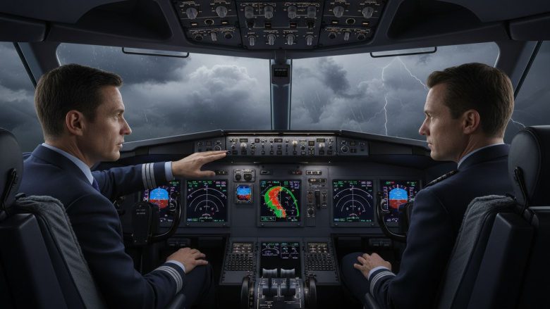 airline cockpit meteorology